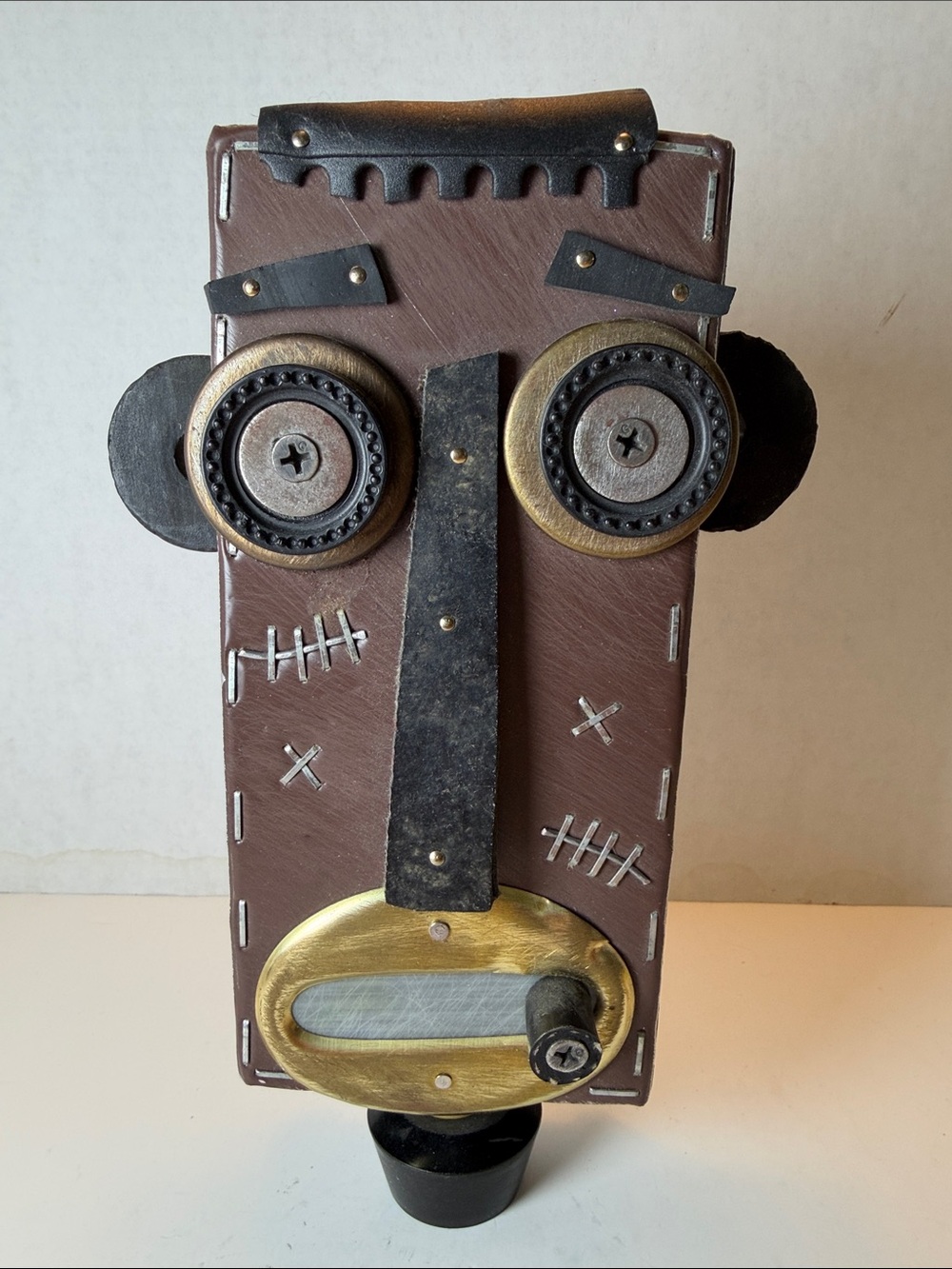 Mixed-Media Assemblage Art by Louisville KY Artist Brad Devlin “Reverend Smith”